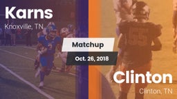 Matchup: Karns  vs. Clinton  2018