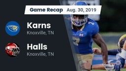 Recap: Karns  vs. Halls  2019