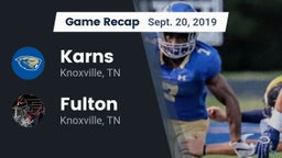 Recap: Karns  vs. Fulton  2019