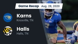 Recap: Karns  vs. Halls  2020