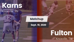 Matchup: Karns  vs. Fulton  2020