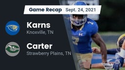 Recap: Karns  vs. Carter  2021