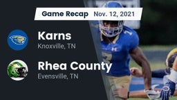 Recap: Karns  vs. Rhea County  2021