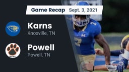Recap: Karns  vs. Powell  2021