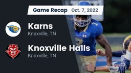 Recap: Karns  vs. Knoxville Halls  2022