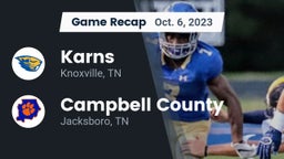 Recap: Karns  vs. Campbell County  2023