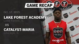 Recap: Lake Forest Academy  vs. Catalyst-Maria  2015