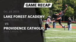 Recap: Lake Forest Academy  vs. Providence Catholic  2015