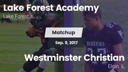 Matchup: Lake Forest Academy vs. Westminster Christian  2017