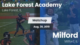 Matchup: Lake Forest Academy vs. Milford  2019