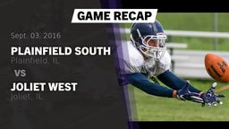 Recap: Plainfield South  vs. Joliet West  2016