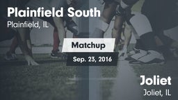 Matchup: Plainfield South vs. Joliet  2016