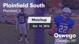 Matchup: Plainfield South vs. Oswego  2016