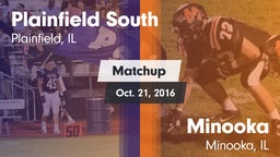 Matchup: Plainfield South vs. Minooka  2016