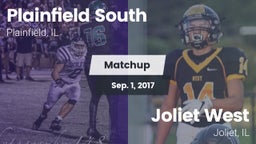 Matchup: Plainfield South vs. Joliet West  2017