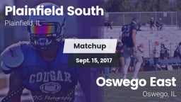 Matchup: Plainfield South vs. Oswego East  2017