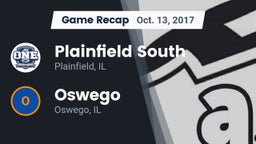 Recap: Plainfield South  vs. Oswego  2017