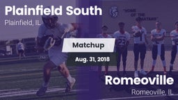 Matchup: Plainfield South vs. Romeoville  2018