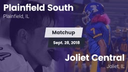 Matchup: Plainfield South vs. Joliet Central  2018