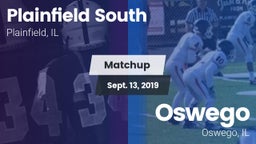 Matchup: Plainfield South vs. Oswego  2019