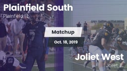 Matchup: Plainfield South vs. Joliet West  2019