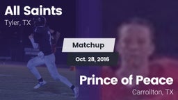 Matchup: All Saints vs. Prince of Peace  2016
