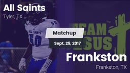 Matchup: All Saints vs. Frankston  2017