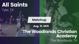 Matchup: All Saints vs. The Woodlands Christian Academy  2019
