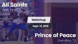 Matchup: All Saints vs. Prince of Peace  2019