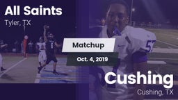 Matchup: All Saints vs. Cushing  2019