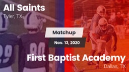 Matchup: All Saints vs. First Baptist Academy 2020