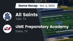 Recap: All Saints  vs. UME Preparatory Academy 2023