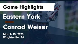 Eastern York  vs Conrad Weiser  Game Highlights - March 15, 2023
