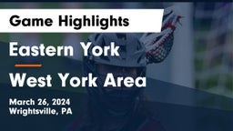Eastern York  vs West York Area  Game Highlights - March 26, 2024