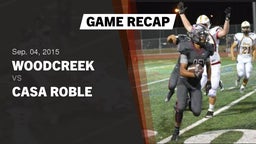 Recap: Woodcreek  vs. Casa Roble  2015