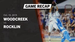 Recap: Woodcreek  vs. Rocklin  2015