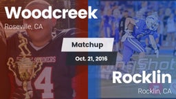 Matchup: Woodcreek High vs. Rocklin  2016