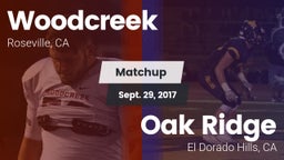 Matchup: Woodcreek High vs. Oak Ridge  2017