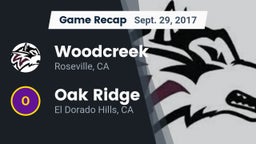 Recap: Woodcreek  vs. Oak Ridge  2017