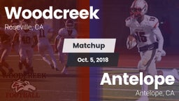 Matchup: Woodcreek High vs. Antelope  2018