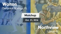 Matchup: Walton  vs. Northview  2016