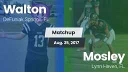 Matchup: Walton  vs. Mosley  2017