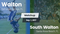 Matchup: Walton  vs. South Walton  2017