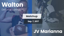 Matchup: Walton  vs. JV Marianna 2017