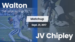 Matchup: Walton  vs. JV Chipley 2017