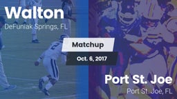 Matchup: Walton  vs. Port St. Joe  2017