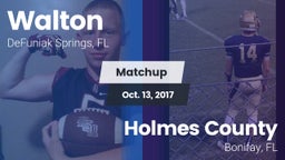 Matchup: Walton  vs. Holmes County  2017