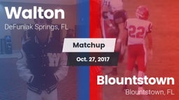 Matchup: Walton  vs. Blountstown  2017
