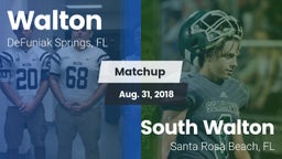 Matchup: Walton  vs. South Walton  2018