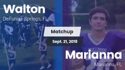 Matchup: Walton  vs. Marianna  2018